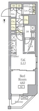 アジールコート王子 301 間取り図