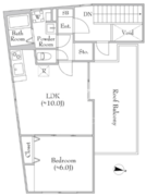 フォンス・ルーキス イズミ 501 間取り図