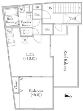 フォンス・ルーキス イズミ 501 間取り図
