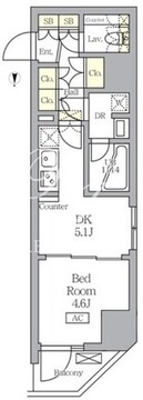 アジールコート王子 1001 間取り図