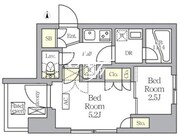 アジールコート王子 804 間取り図