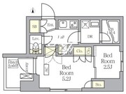 アジールコート王子 504 間取り図 ?>