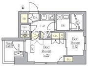 アジールコート王子 304 間取り図