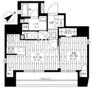 ステージファースト蔵前アジールコート 601 間取り図