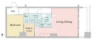 ドゥーエ清澄白河 405 間取り図