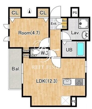 ジーグランデ森下 401 間取り図