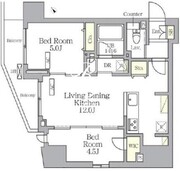 プライムガーデン大森 906 間取り図