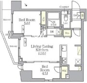 プライムガーデン大森 506 間取り図