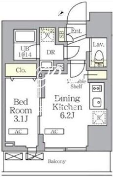 プライムガーデン大森 705 間取り図