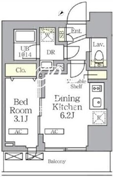 プライムガーデン大森 605 間取り図