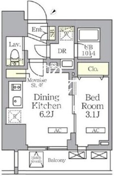 プライムガーデン大森 304 間取り図