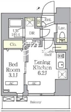 プライムガーデン大森 205 間取り図