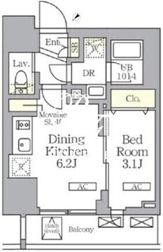 プライムガーデン大森 204 間取り図