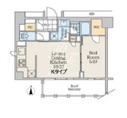 クレストコート中野富士見町 803 間取り図