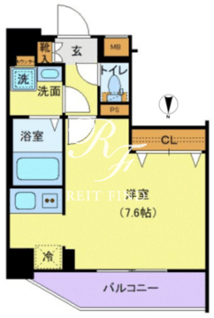 メイクスデザイン新宿落合 305 間取り図
