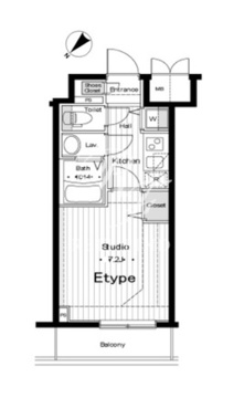 グランド・ガーラ銀座 607 間取り図