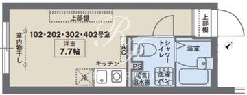 ココフラット雑司が谷 102 間取り図