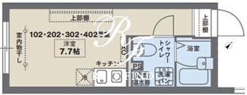 ココフラット雑司が谷 402 間取り図
