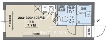 ココフラット雑司が谷 303 間取り図