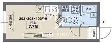 ココフラット雑司が谷 403 間取り図
