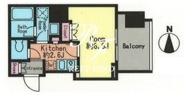 スタイリオ蒲田 403 間取り図