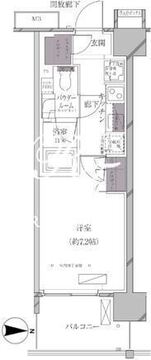 エースタンダード芝浦 106 間取り図