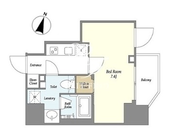 オルサスナカノ 802 間取り図