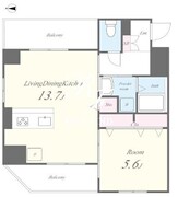 TSレジデンス東陽町 403 間取り図 ?>