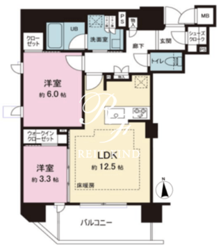 ソルティア東京王子 904 間取り図