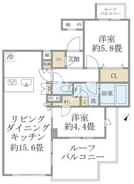 コンポジット早稲田鶴巻町 501 間取り図