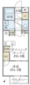 コンポジット早稲田鶴巻町 303 間取り図