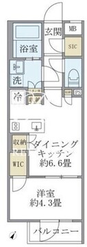 コンポジット早稲田鶴巻町 103 間取り図