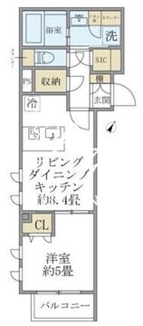 コンポジット早稲田鶴巻町 304 間取り図