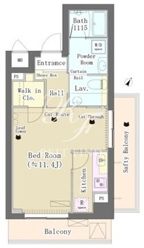 メゾンタクヤ 306 間取り図