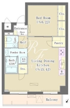 メゾンタクヤ 206 間取り図