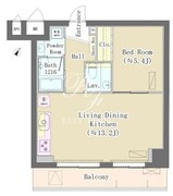 メゾンデタカヤ 205 間取り図