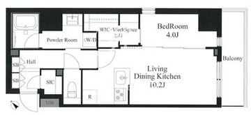 ラティエラ秋葉原 204 間取り図