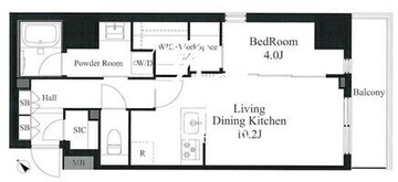 ラティエラ秋葉原 704 間取り図