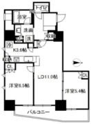グランスイート四谷エクシア 920 間取り図