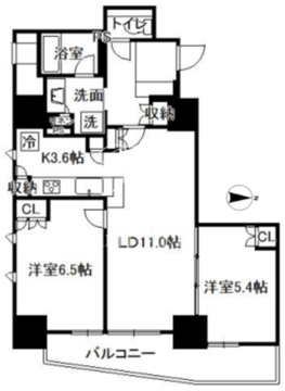 グランスイート四谷エクシア 920 間取り図