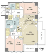 ザ・パークハウス千代田六番町 505 間取り図 ?>