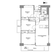 コンフォリア西荻北 504 間取り図