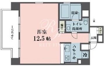 アムス四谷三丁目 506 間取り図