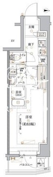 ECREDE上板橋 602 間取り図