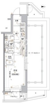 ECREDE上板橋 702 間取り図