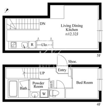オプション坂下 401 間取り図