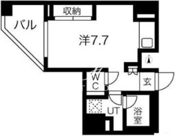 スパシエ蒲田グランドタワー 506 間取り図