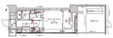 サクラアクシス中板橋 102 間取り図