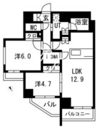 サクラアクシス中板橋 401 間取り図