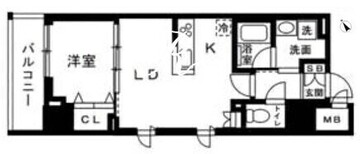 アルファレジデンシア南千住 1203 間取り図